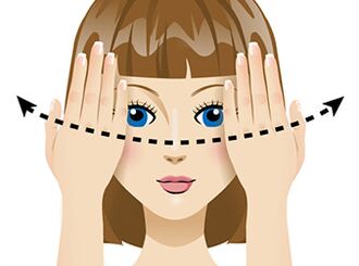 Упражнението „През пръстите“ ще облекчи напрежението на очите, подобрявайки зрението.